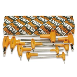 vendita online Serie di 10 chiavi maschio esagonale piegate in pollici art.96t/as10 Chiavi a Brugola Beta